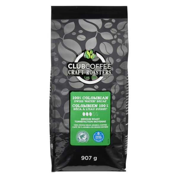Craft Roasters 100% Colombian Swiss Water® Decaf Whole Bean Bag