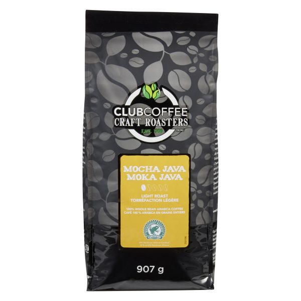 Club Coffee Craft Roasters - Mocha Java Light Roast Whole Bean Coffee