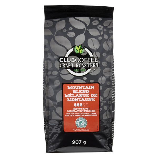 Club Coffee Craft Roasters - Mountain Blend - Medium Roast Whole Bean Coffee